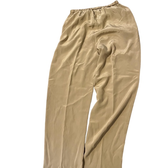 Bob Mackie silk gold pants - Picture 3 of 3